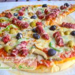 pizza reine à la merguez