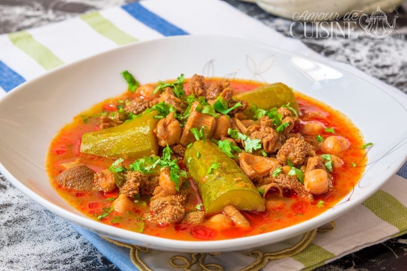 bakbouka tajine de tripes de mouton-cuisine algerienne