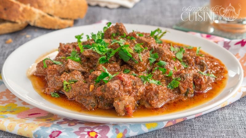 kebda mchermla ou foie d’agneau à la chermoula