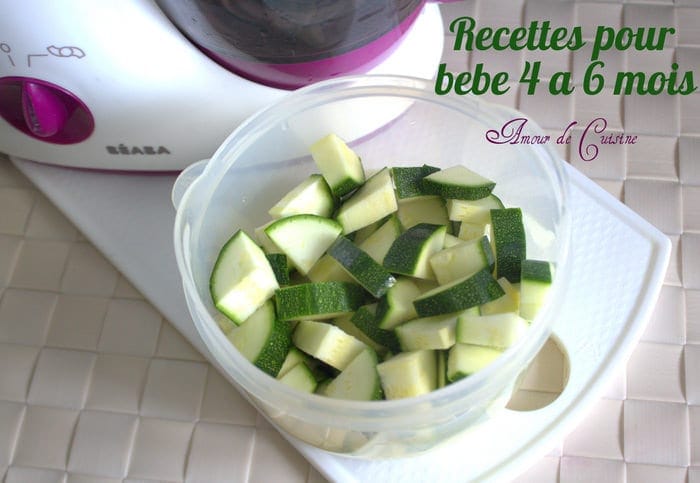 Recettes Pour Bebe Puree De Courgettes Et Riz Amour De Cuisine