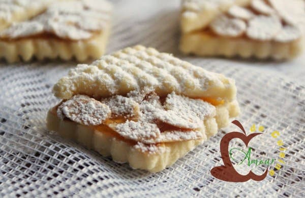 sablés fondants abricot amandes