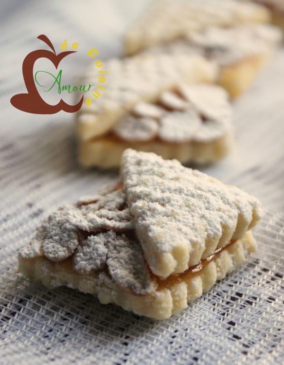 sablés fondants abricot amandes