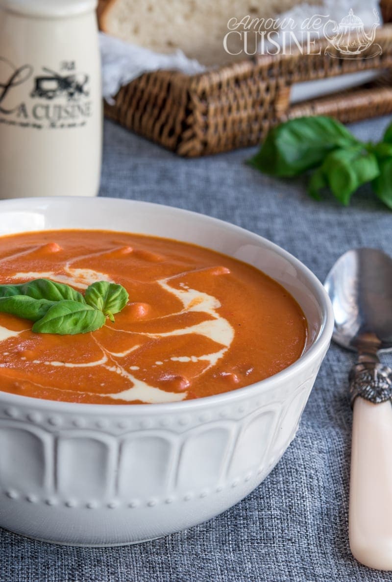 soupe de tomates à l'ancienne