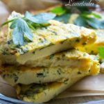 frittata aux fleurs de courgettes au four