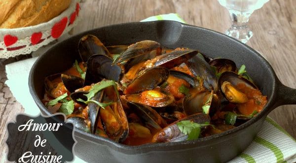 recette de moules a la sauce tomate