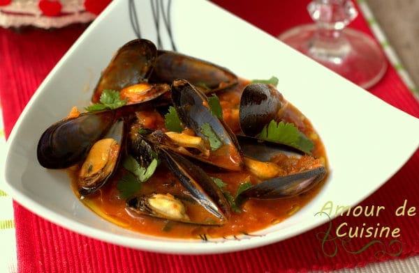 Moules à la provençale-sauce tomate 1