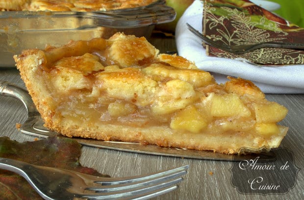 apple pie d'automne au caramel au beurre salé