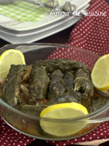 feuilles de blettes farcies- recette libanaise