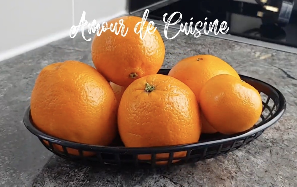 des oranges fraiches