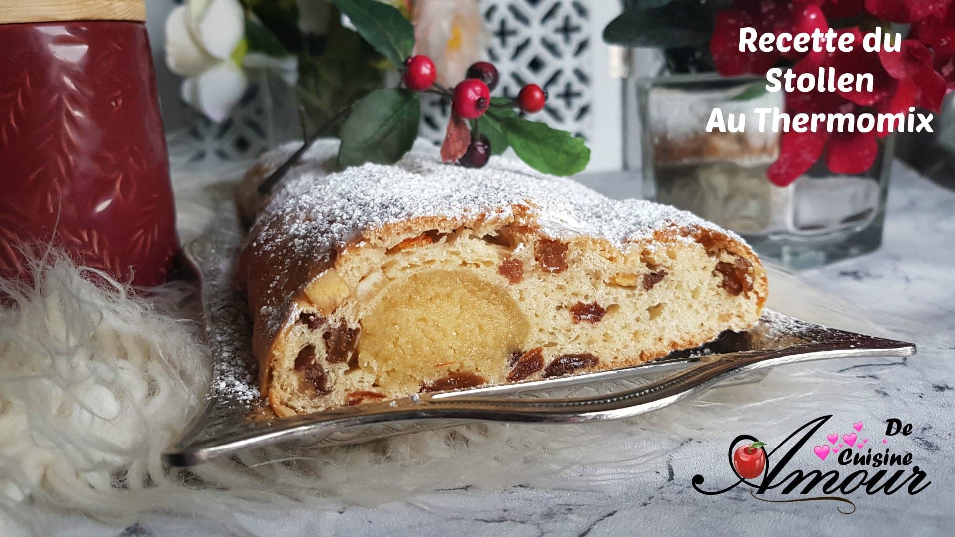 Stollen Brioche Allemande Au Massepain Amour De Cuisine