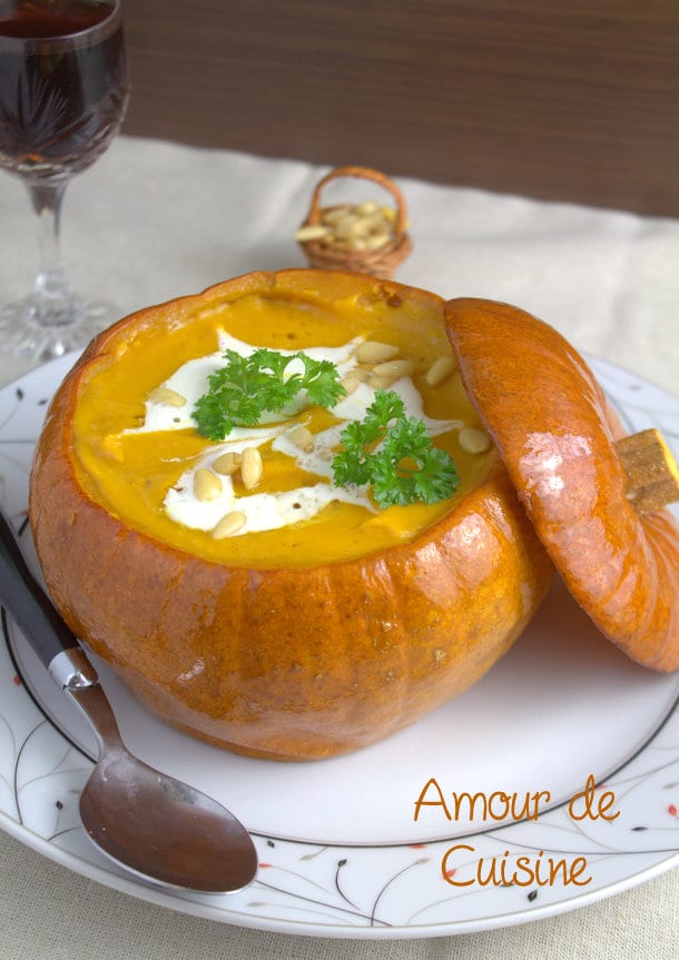 soupe de potiron rotie 