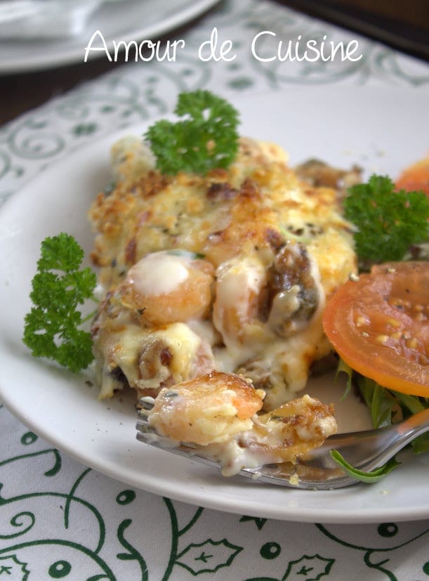 gratin de fruits de mer