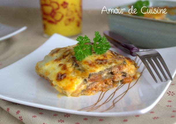 lasagnes d'aubergines