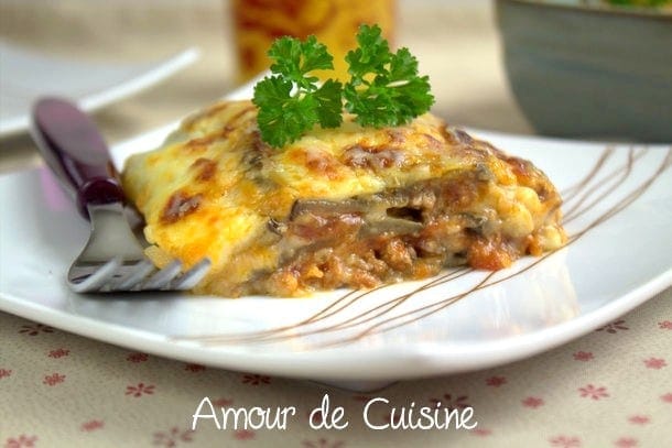 recette lasagnes aux aubergines