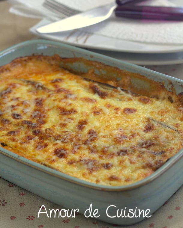 recette lasagnes aux aubergines
