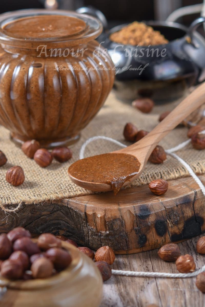 pate à praliné noisettes, recette aux noisettes