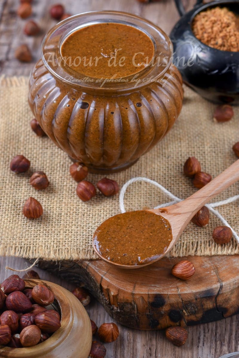 pate de praliné maison aux noisettes