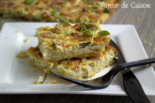 quiche aux poireaux facile et rapide