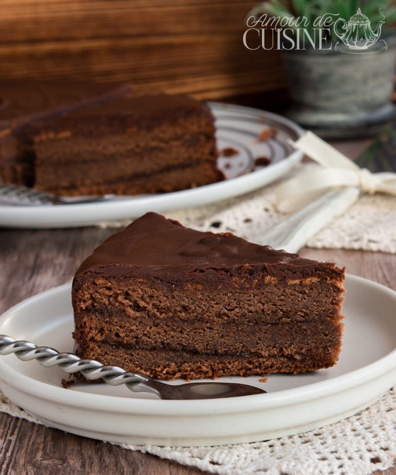 recette de sachertorte, gateau au chocolat autrichien