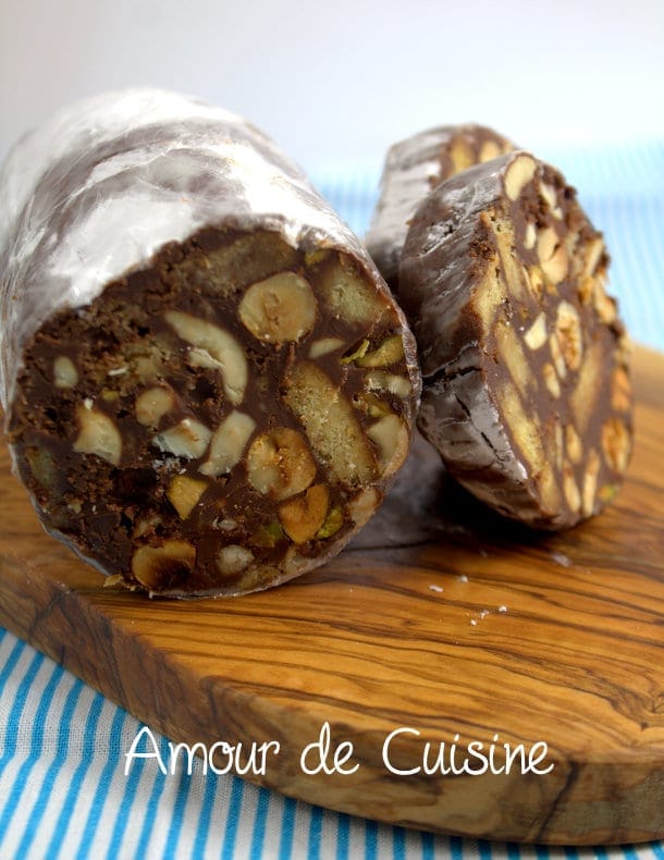 saucisse mendiant chocolat , cadeau gourmand 3