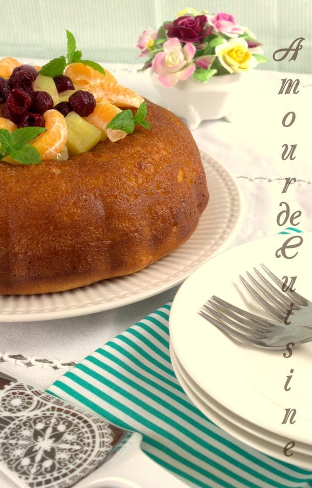 savarin a l'orange sans rhum 1