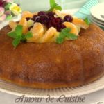 savarin a l'orange sans rhum