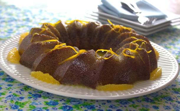 basboussa aux noisettes et oranges