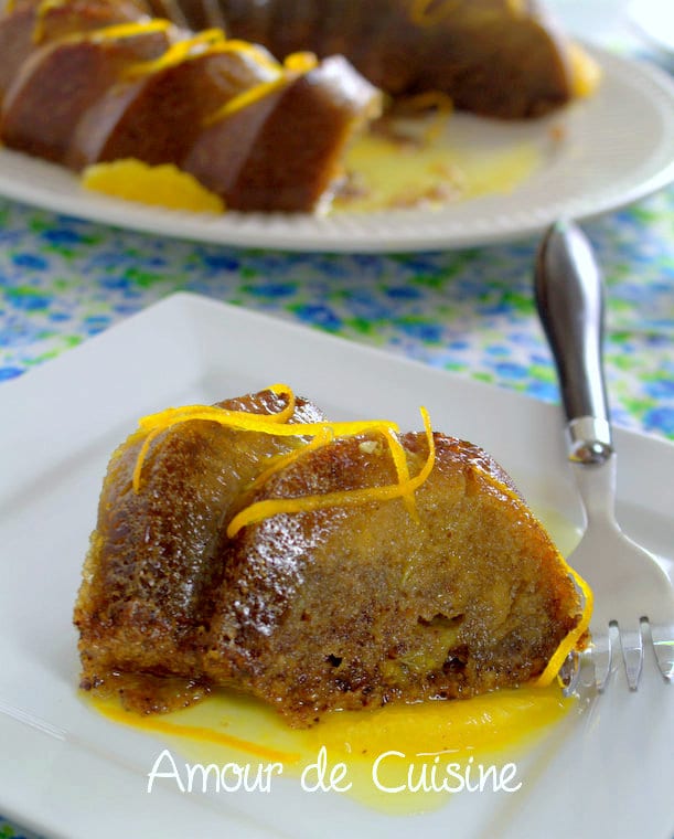 basboussa aux noisettes et oranges