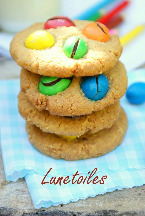 Cookies moelleux aux m&ms