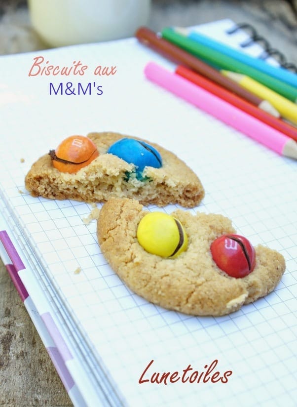 Cookies aux m&ms