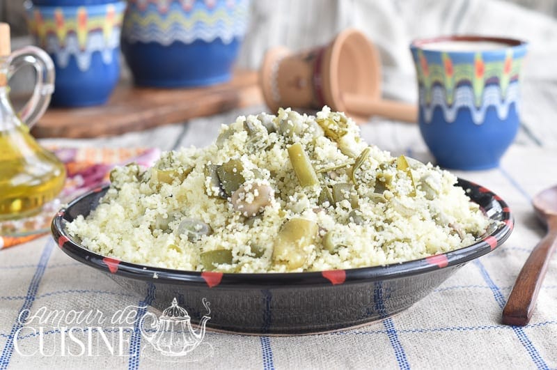 Couscous aux fèves et huile d'oliveaghmoudh Amour de cuisine