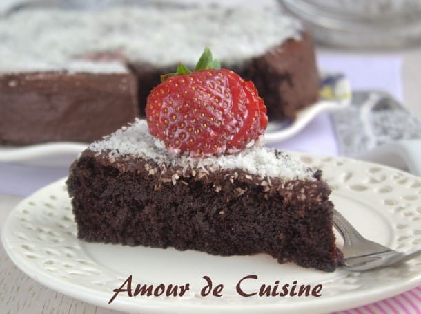 gateau au yaourt fondant au chocolat