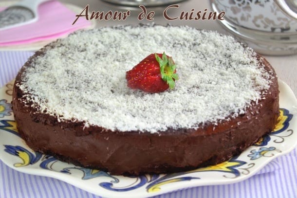 gateau au yaourt fondant au chocolat