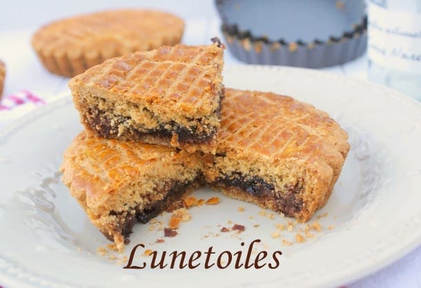 gâteau basque a la confiture de cerises noires