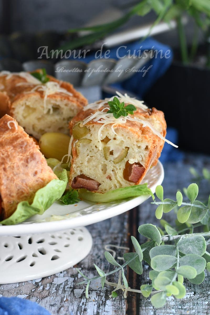 Couronne salée au camembert et basilic