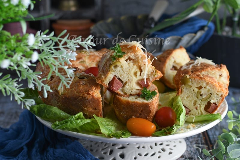 Couronne salée au camembert et basilic