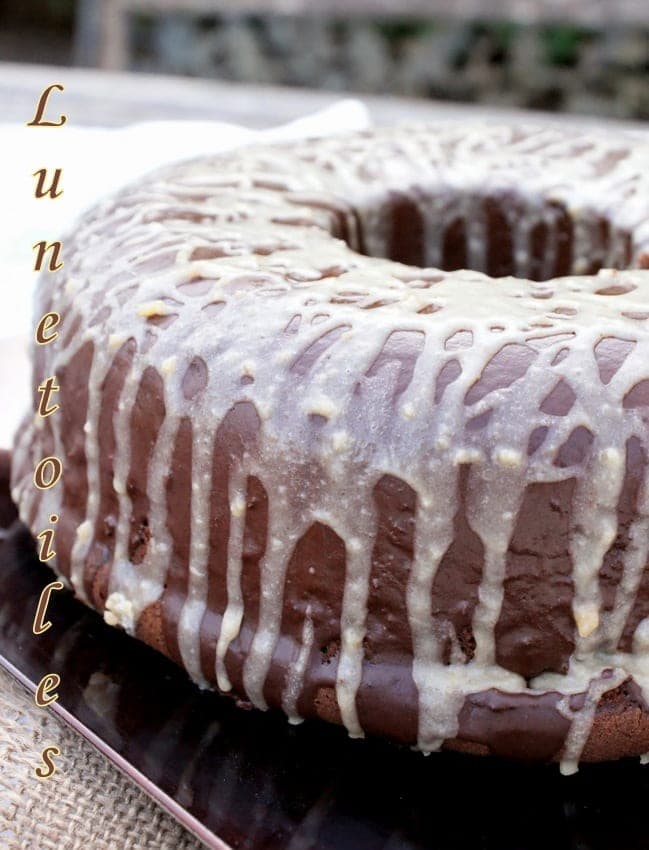 bundt cake au chocolat et beurre de cacahuetes 3