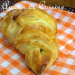 croissants feuilletés au chocolat