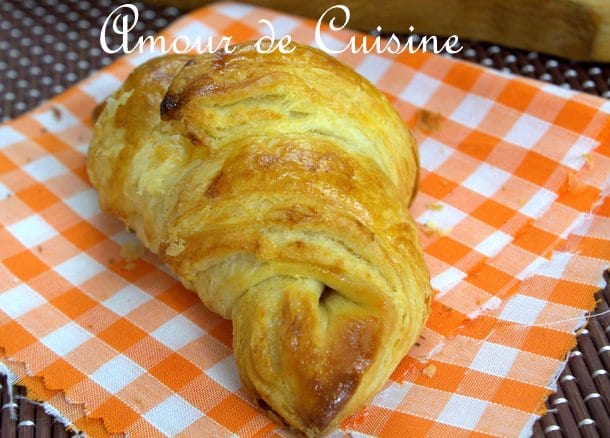 Croissants feuilletés au chocolat