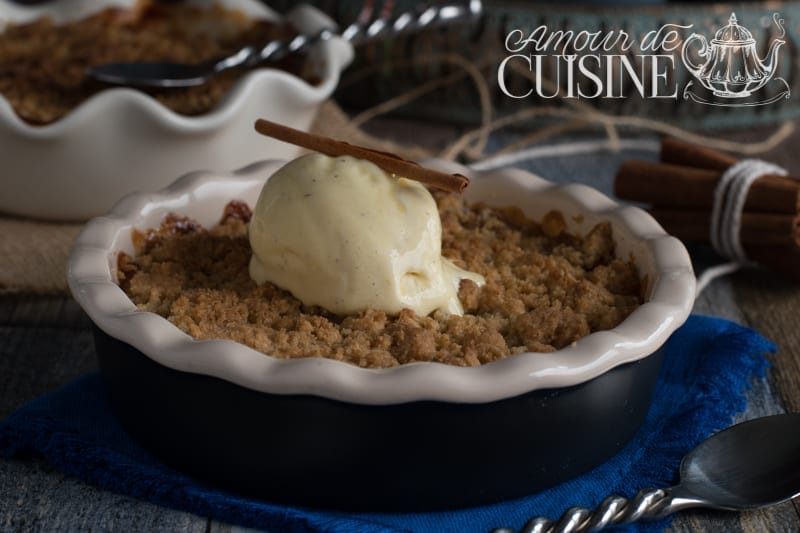 crumble aux pommes