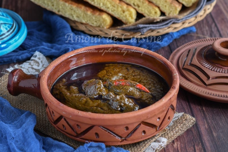 mouloukhiya, ou mloukhia au boeuf