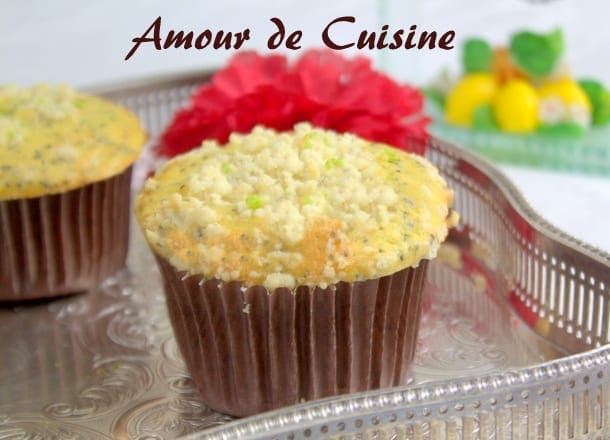 muffins au citron et graines de pavot