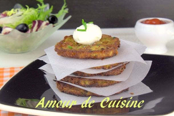 Galettes de courgettes