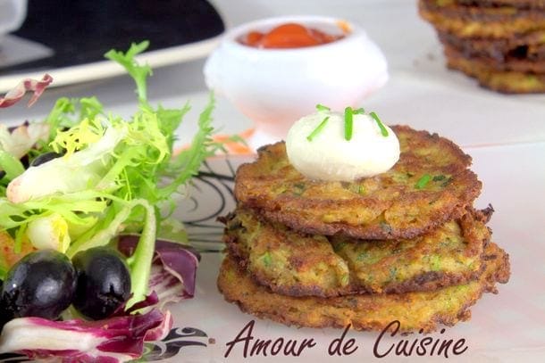 galettes de courgettes