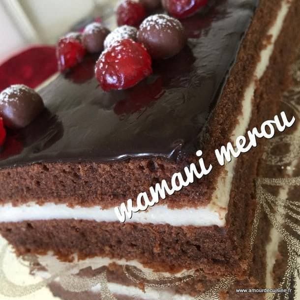 Gateau Moelleux Au Chocolat A La Creme Amour De Cuisine