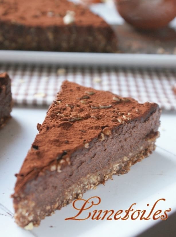 tarte au chocolat sans cuisson