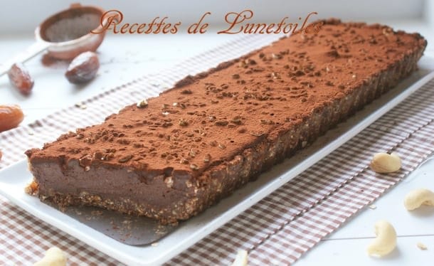 Tarte Au Chocolat Sans Cuisson Amour De Cuisine