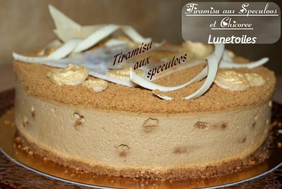 Tiramisu aux spéculoos et chicorée