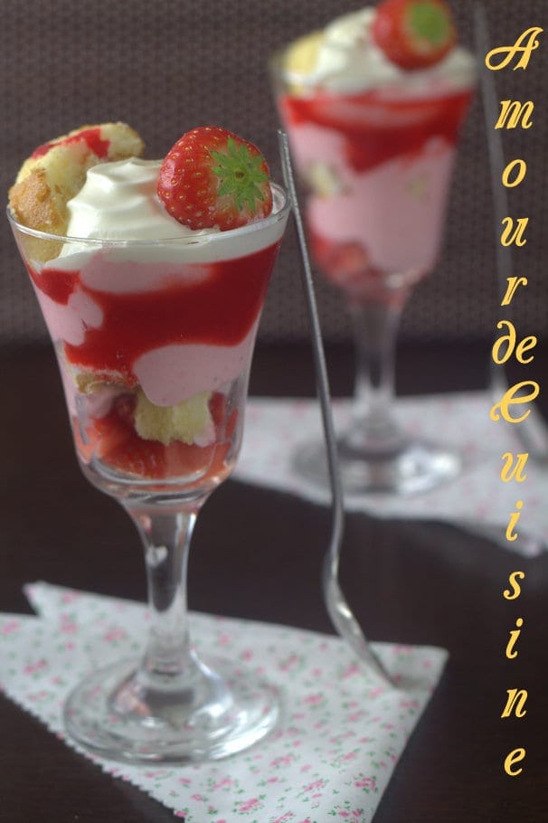 trifles aux fraises