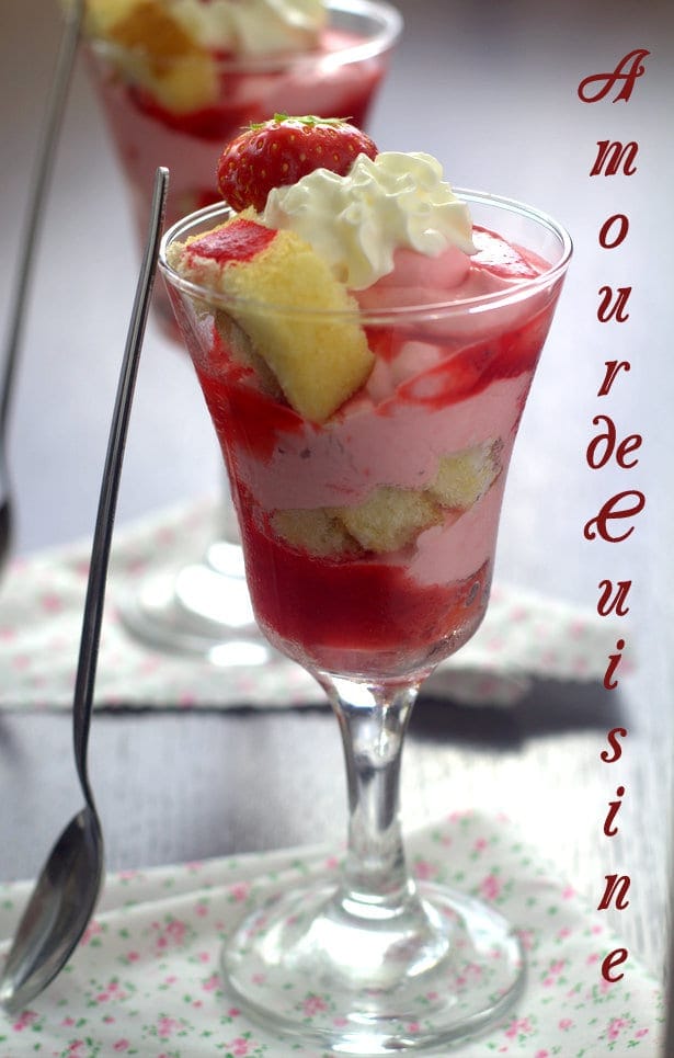 trifles aux fraises